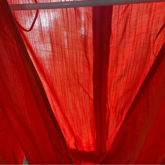 HYFVE Orange/Coral Linen-like Jumpsuit Size S Just STUNNING! NWOT - Picture 7 of 8